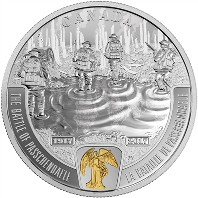 2017 Canada $20 WWI Battlefront - The Battle of Passchendaele Fine Silver (No Tax)