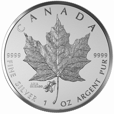 2015 Canada $5 Violet Privy - ANA Chicago State Flower (TAX Exempt)