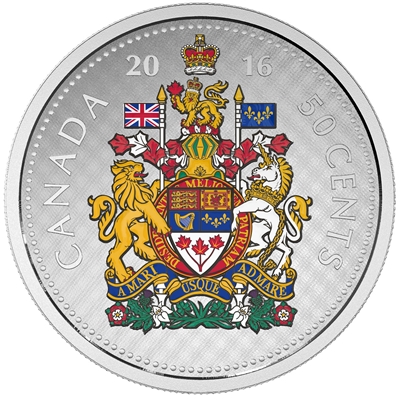 2016 Canada 50-cent 5oz. Big Coin Fine Silver (No Tax)