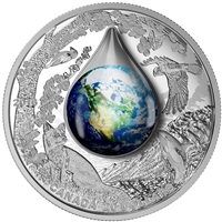 RDC 2016 Canada $20 Mother Earth Fine Silver (impaired)