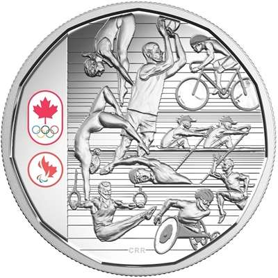2016 Canada $1 Celebrating Canadian Athletes Limited Edition (No Tax)