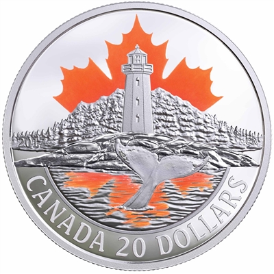 2017 $20 Canada's Coasts - Atlantic Coast Fine Silver (No Tax)
