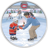 2018 Canada $10 Learning to Play - Montreal Canadiens Fine Silver (No Tax)