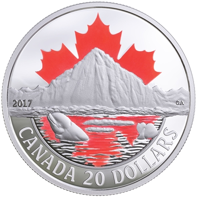 2017 $20 Canada's Coasts - Arctic Coast Fine Silver (No Tax)