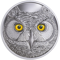 2017 Canada $15 In The Eyes of the Great Horned Owl Fine Silver (No Tax)
