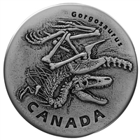 2018 Canada $20 Ancient Canada - Gorgosaurus Fine Silver (TAX Exempt)