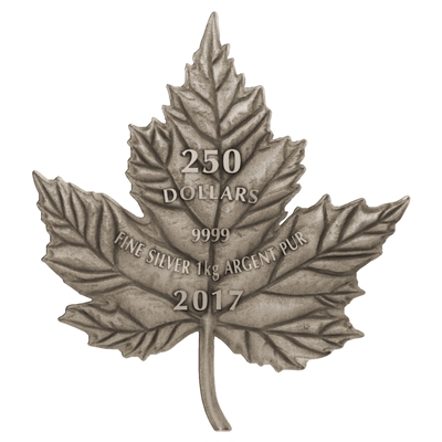 2017 Canada $250 Maple Leaf Forever Fine Silver (No Tax)