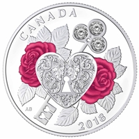 2018 $3 Celebration of Love Fine Silver Coin