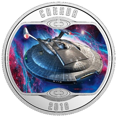 2018 Canada $10 Star Trek: Enterprise NX-01 Silver Coin (TAX Exempt)