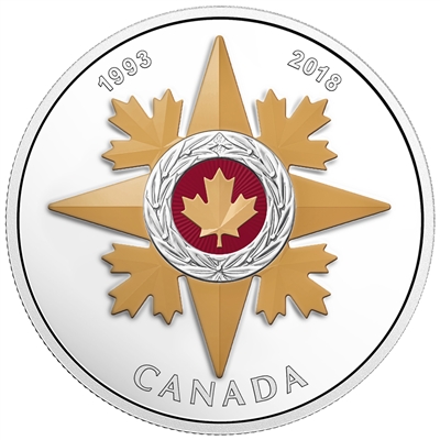 2018 Canada $20 25th Anniversary of the Star of Military Valour (TAX Exempt)