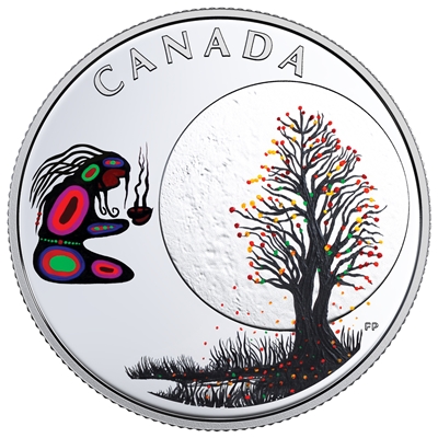2018 Canada $3 13 Teachings from Grandmother Moon: Falling Leaves Moon (No Tax)