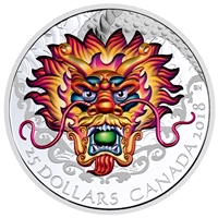2018 Canada $25 Dragon Boat Fine Silver Coin (No Tax)