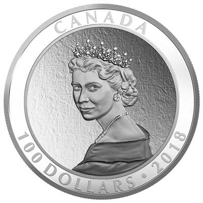 2018 Canada $100 Portrait of a Princess Fine Silver (No Tax)