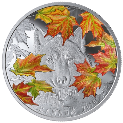 2019 Canada $30 The Wily Wolf Fine Silver (Tax Exempt)