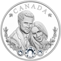 2018 Canada $20 The Royal Wedding of Prince Harry & Meghan Markle Fine Silver