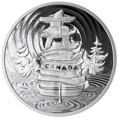 2019 Canada $50 Symbolic Canada Fine Silver (No Tax)