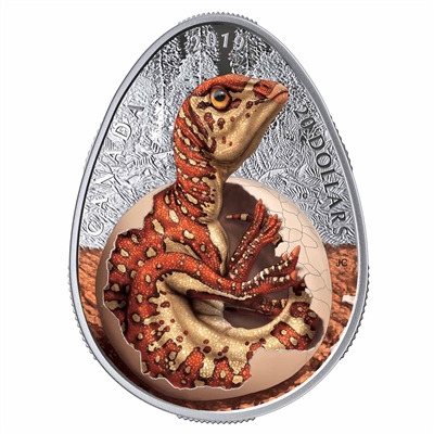 2019 Canada $20 Hatching Hadrosaur Fine Silver Coin (No Tax)