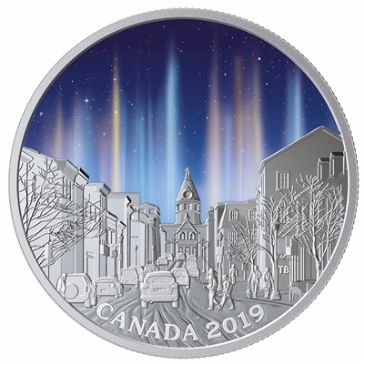 2019 Canada $20 Sky Wonders - Light Pillars Fine Silver (No Tax)