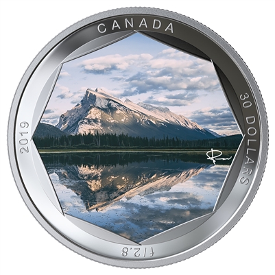 2019 Canada $30 Peter McKinnon Photo Series - Mount Rundle Fine Silver (No Tax)
