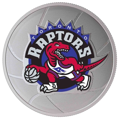2020 Canada $25 Toronto Raptors 25th Season Fine Silver Coin (No Tax)