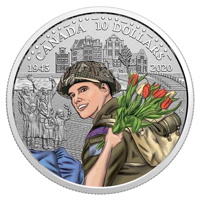 2020 $10 75th Anniversary of the Liberation of the Netherlands - Canadian Army (No Tax)