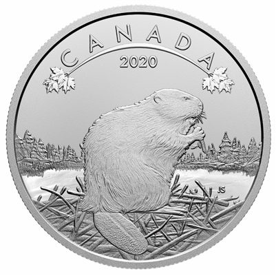 2020 $10 O Canada - Beaver Fine Silver (No Tax)