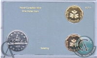 1985 Canada Royal Canadian Mint One Dollar Test set.