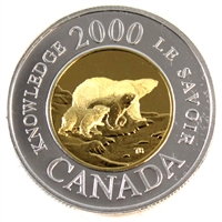 2000 Knowledge Canada Two Dollar Silver Proof