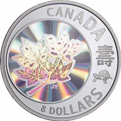2007 Canada $8 Maple of Long Life Fine Silver Coin (TAX Exempt)