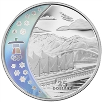 2008 Canada $25 Home of the 2010 Olympic Winter Games Sterling Silver