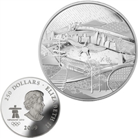 2009 Canada $250 Olympic Games - Modern Canada Fine Silver Kilo (No Tax) Lightly Toned