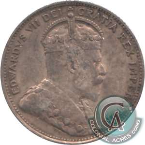 1904 Canada 25-cents Fine (F-12) $