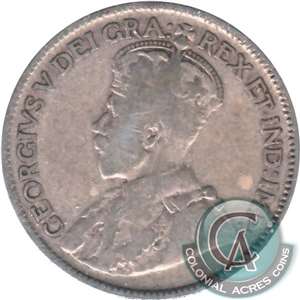 1912 Canada 25-cents G-VG (G-6)