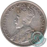 1935 Canada 25-cents Fine (F-12)