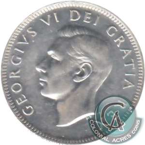 1938 Canada 25-cents EF-AU (EF-45)