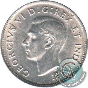 1940 Canada 25-cents VF-EF (VF-30)