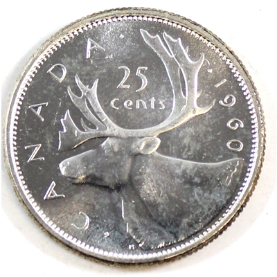 1960 Canada 25-cents Brilliant Uncirculated (MS-63)