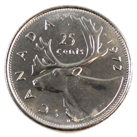 1972 Canada 25-cents Brilliant Uncirculated (MS-63)