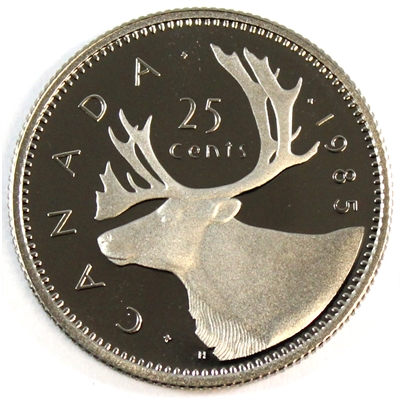 1985 Canada 25-cents Proof