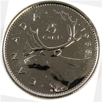 1988 Canada 25-cents Proof Like