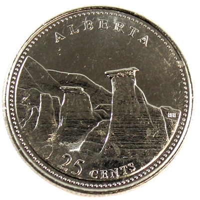 1992 Alberta Canada 25-cents Brilliant Uncirculated (MS-63)