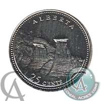 1992 Alberta Canada 25-cents Proof Like