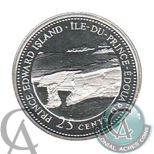 1992 Prince Edward Island Canada 25-cents Silver Proof
