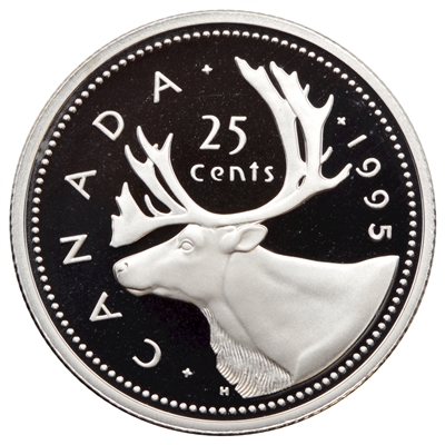 1995 Canada 25-cents Proof