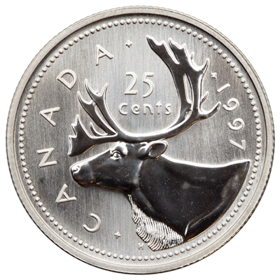 1997 Canada 25-cents Specimen