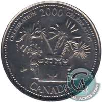 2000 Celebration Canada 25-cents Proof Like