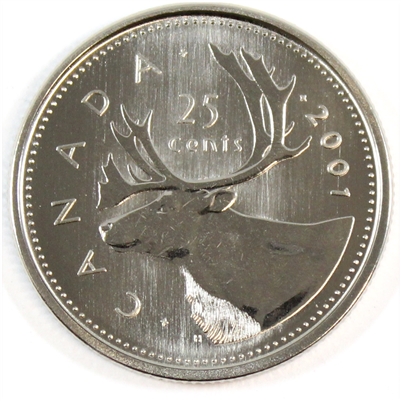 2001P Canada 25-cents Specimen