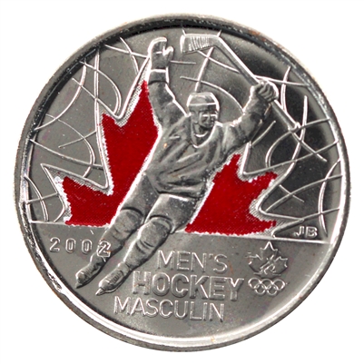 2009 Coloured Men's Hockey (Engraved 2) 25ct Brilliant UNC. (MS-63)