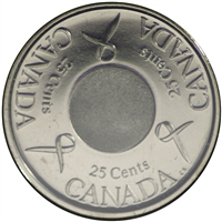 (2006) Test Token Canada 25-cents Ribbon Proof Like