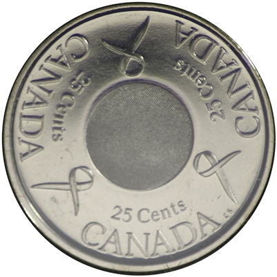 (2006) Test Token Canada 25-cents Ribbon Proof Like